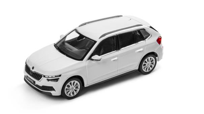 Škoda Kamiq Modellfahrzeug 1:43, weiß