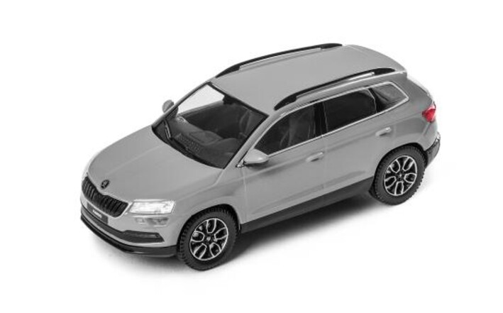Škoda Karoq Modellfahrzeug 1:43, grau