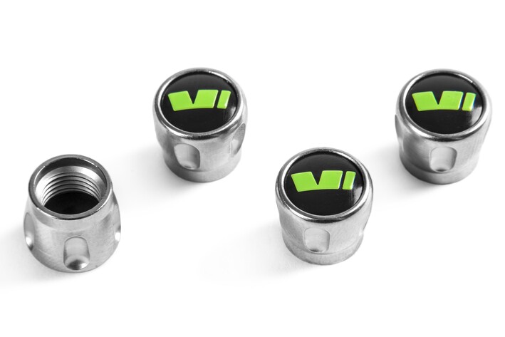 Škoda Ventilkappen-Set im Motorsport Design