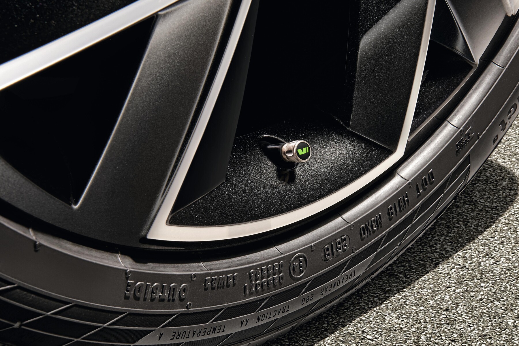 Škoda Ventilkappen-Set im Motorsport Design