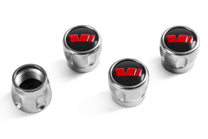 Škoda Ventilkappen-Set im roten RS Design