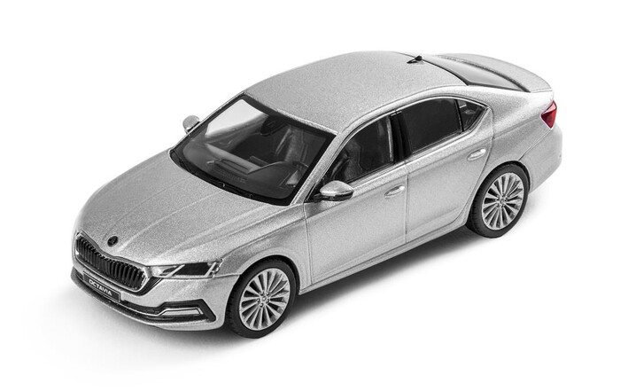 Škoda OCTAVIA IV Modellfahrzeug 1:43, brilliantsilber