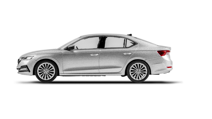 Škoda OCTAVIA IV Modellfahrzeug 1:43, brilliantsilber