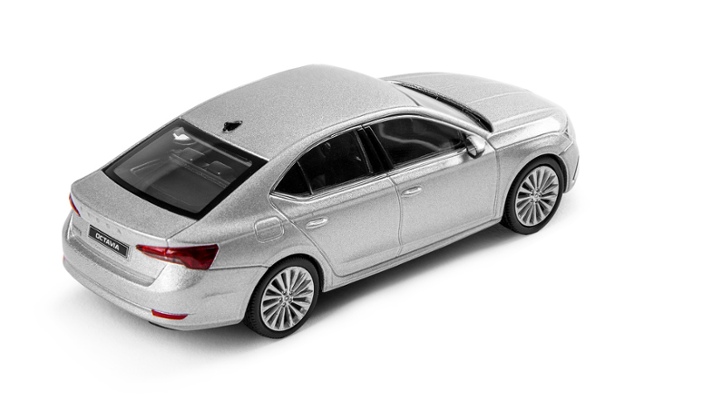 Škoda OCTAVIA IV Modellfahrzeug 1:43, brilliantsilber