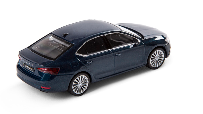 Škoda OCTAVIA IV Modellfahrzeug 1:43, lavablau