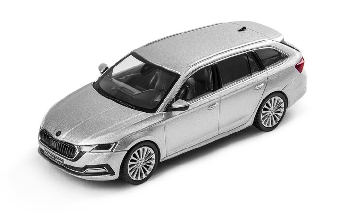 Škoda OCTAVIA IV Combi Modellfahrzeug 1:43, brilliantsilber