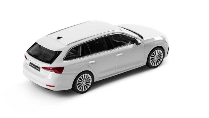 Škoda Octavia Kombi Modellfahrzeug 1:43, weiß