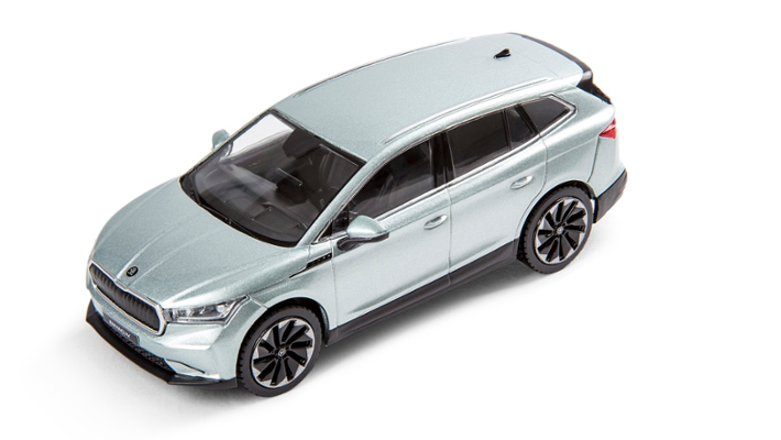 Škoda ENYAQ iV Modellfahrzeug 1:43, arctic silber
