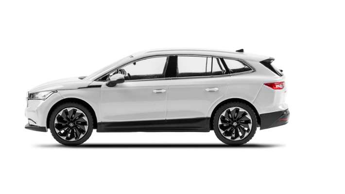Škoda ENYAQ iV Modellfahrzeug 1:43, mondweiß 