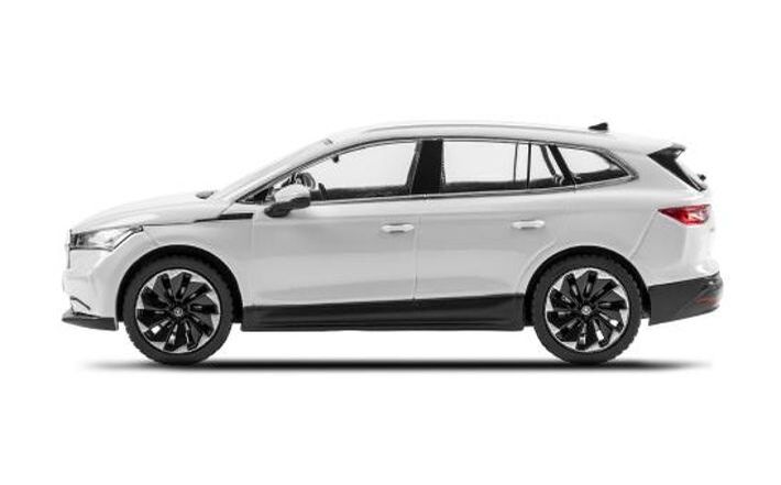 Škoda ENYAQ iV Modellfahrzeug 1:43, mondweiß 