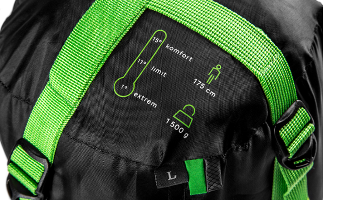 Škoda Schlafsack, anthrazit
