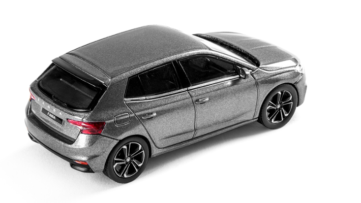 Škoda FABIA IV Modellfahrzeug 1:43, graphitgrau
