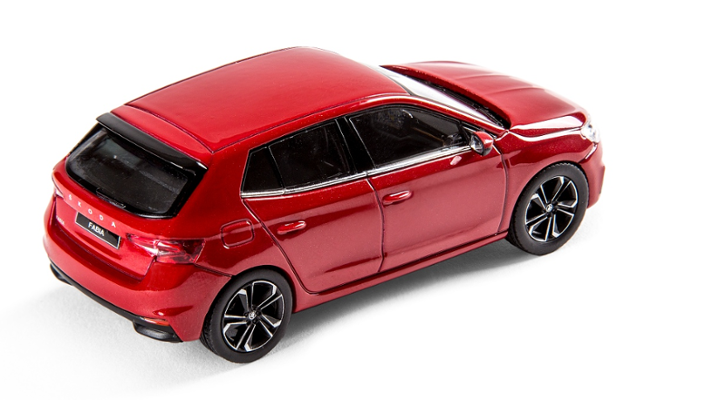 Škoda FABIA IV Modellfahrzeug 1:43, velvet rot
