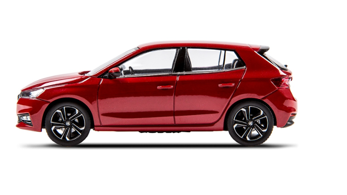 Škoda FABIA IV Modellfahrzeug 1:43, velvet rot
