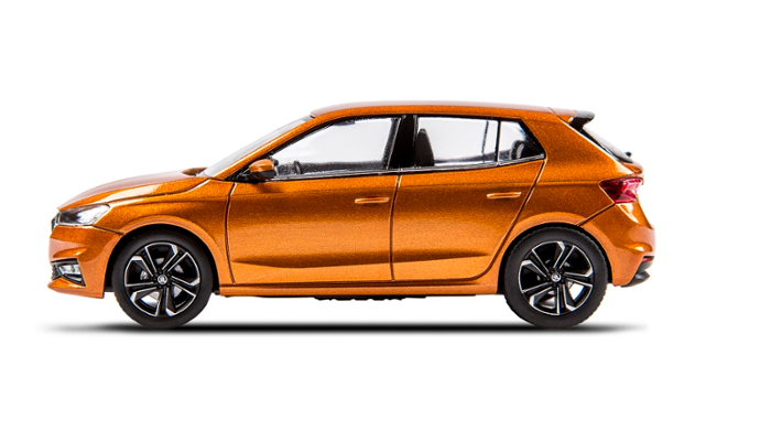 Škoda FABIA IV Modellfahrzeug 1:43, phönix orange
