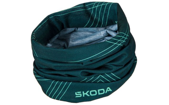 Škoda Schlauchschal, unisex, emerald green