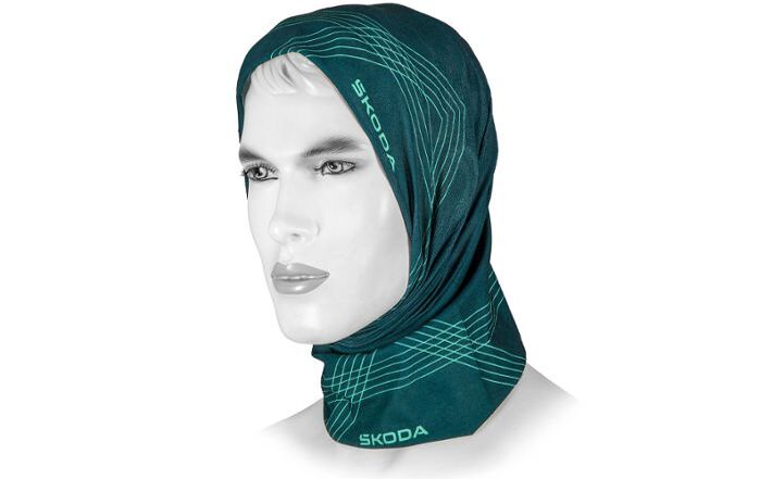 Škoda Schlauchschal, unisex, emerald green