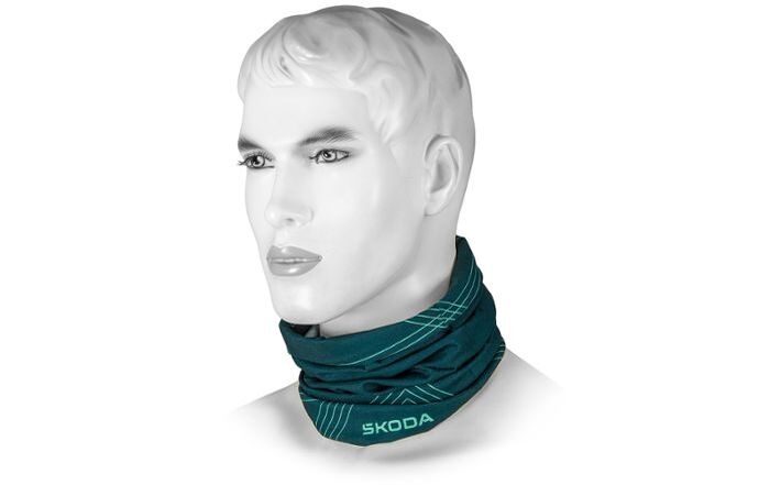 Škoda Schlauchschal, unisex, emerald green