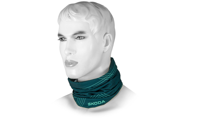 Škoda Schlauchschal, unisex, emerald green
