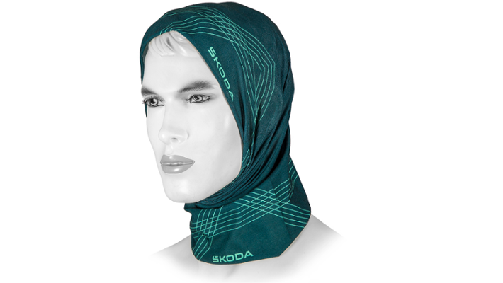 Škoda Schlauchschal, unisex, emerald green