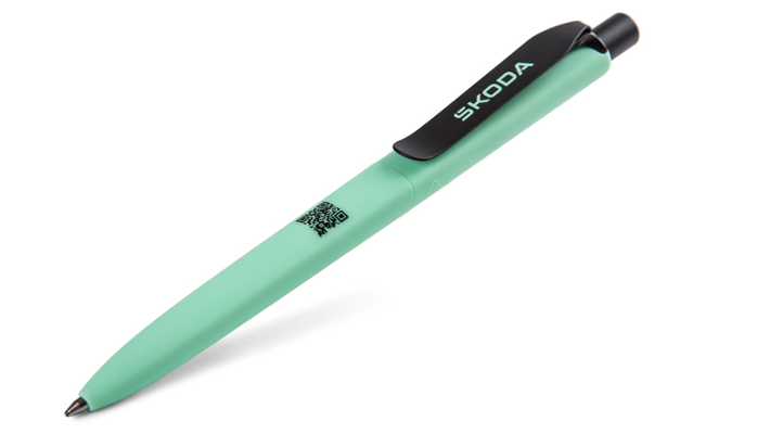Škoda Kugelschreiber, electric green