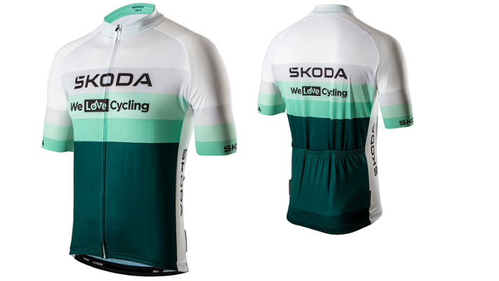 Škoda Herren Fahrradtrikot Gr. XL