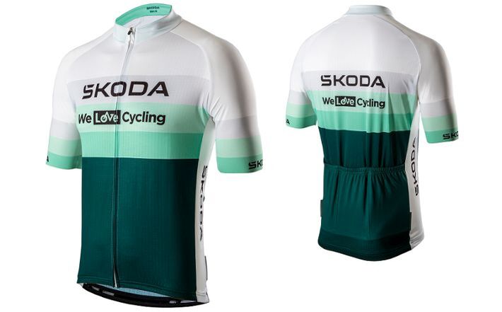 Škoda Herren Fahrradtrikot Gr. XL