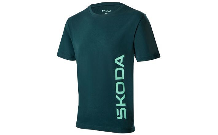 Škoda Herren T-Shirt, emerald green, Gr. S