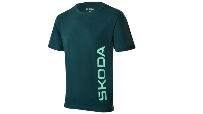 Škoda Herren T-Shirt, smaragdgrün, Gr. M