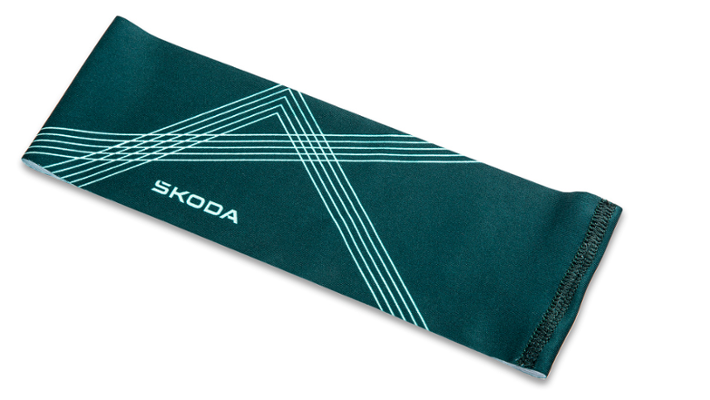 Škoda Stirnband, unisex, emerald green/electric green