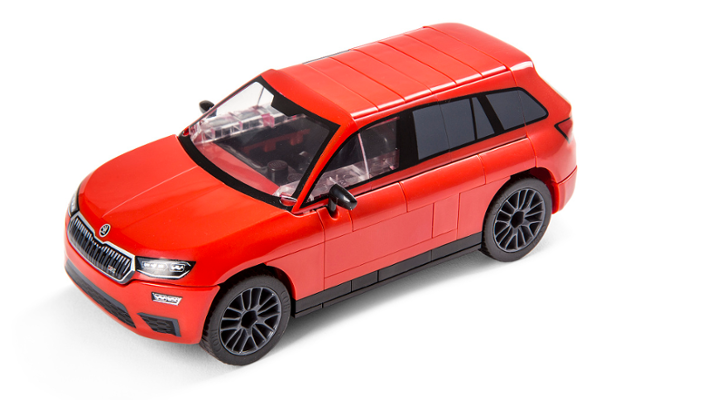 Škoda KODIAQ VRS Modellfahrzeug 1:35, rot