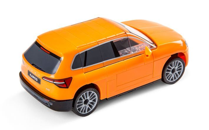 Škoda KAROQ Modellfahrzeug 1:35, orange