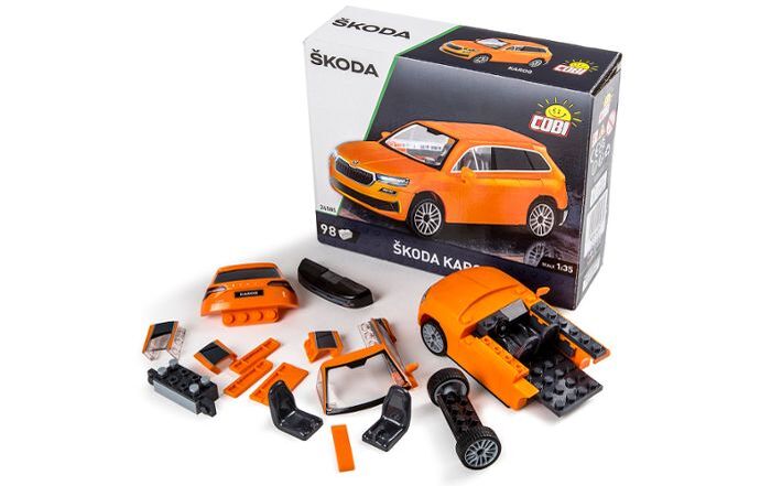 Škoda KAROQ Modellfahrzeug 1:35, orange