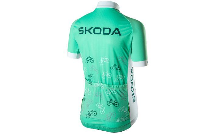 Škoda Kinder Fahrradtrikot, Gr. 128