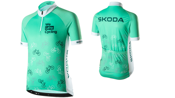 Škoda Kinder Fahrradtrikot, Gr. 134