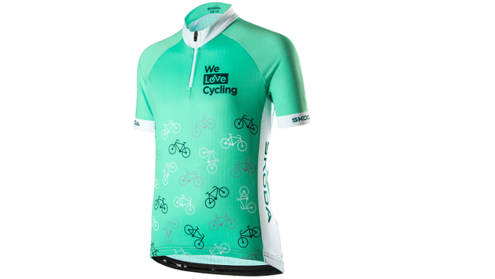 Škoda Kinder Fahrradtrikot, Gr. 134