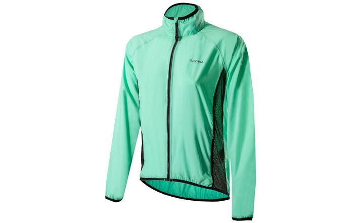 Škoda Damen Windbreaker, electric green, Gr. XS