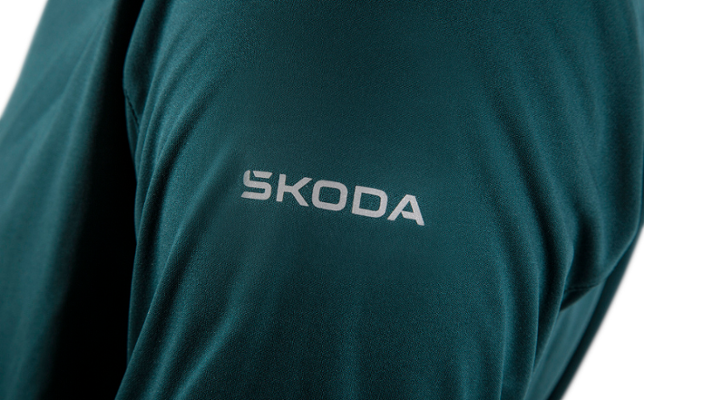 Škoda Herren Softshelljacke, emerald green, Gr. XXL