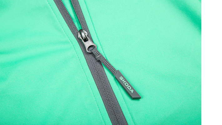 Škoda Damen Softshelljacke, electric green, Gr. XS