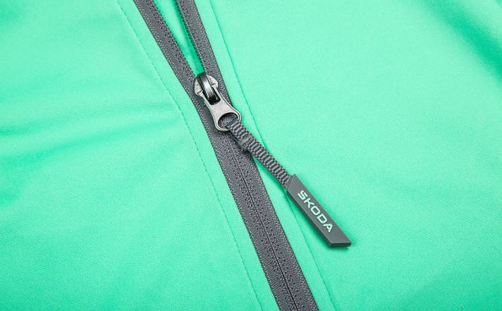 Škoda Damen Softshelljacke, electric green, Gr. M