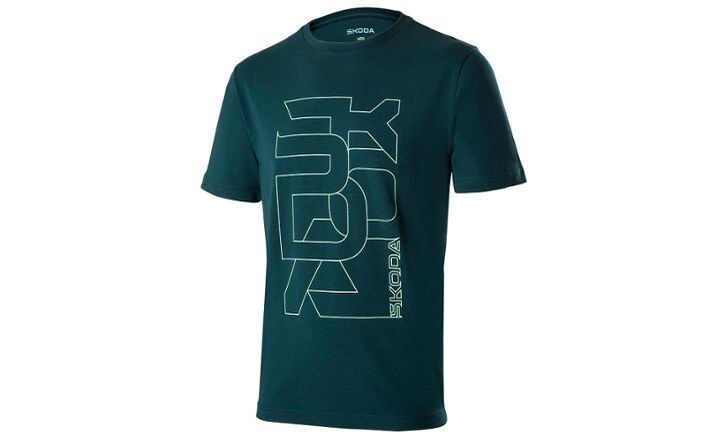 Škoda Herren T-Shirt, emerald green, Gr. L