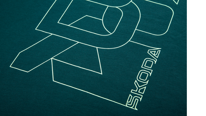 Škoda Herren T-Shirt, emerald green, Gr. XXL