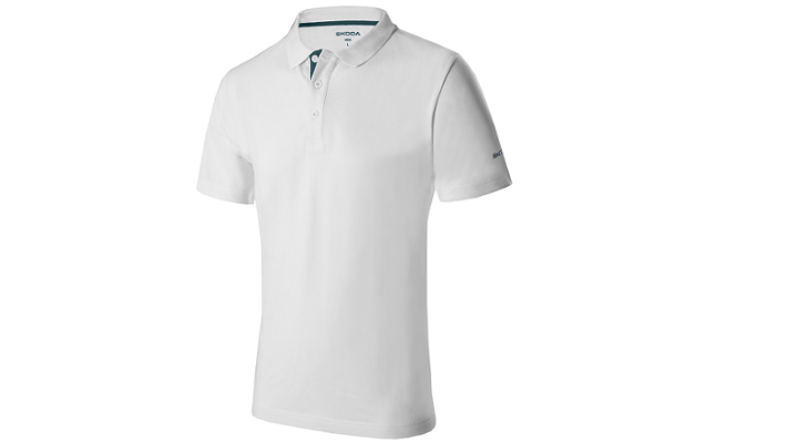 Škoda Herren Polo-Shirt, weiß, Gr. XXXL