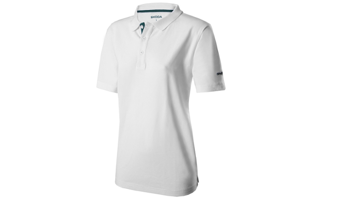 Škoda Damen Polo-Shirt, weiß, Gr. XXL