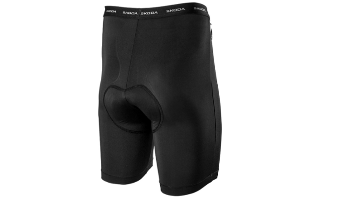 Škoda Herren Fahrradhose, schwarz, Gr. S