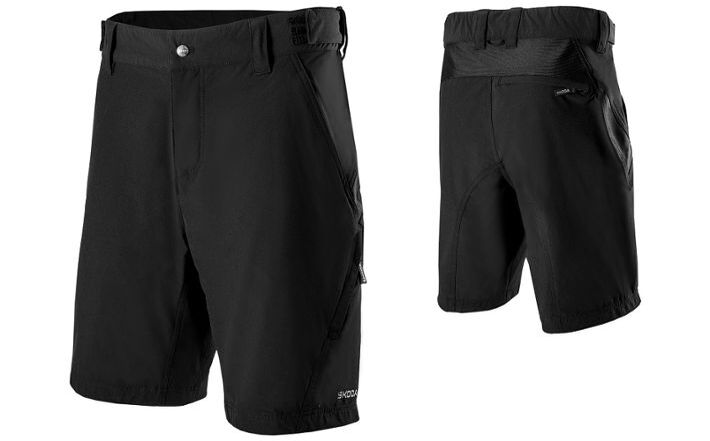 Škoda Herren Fahrradhose, schwarz, Gr. M