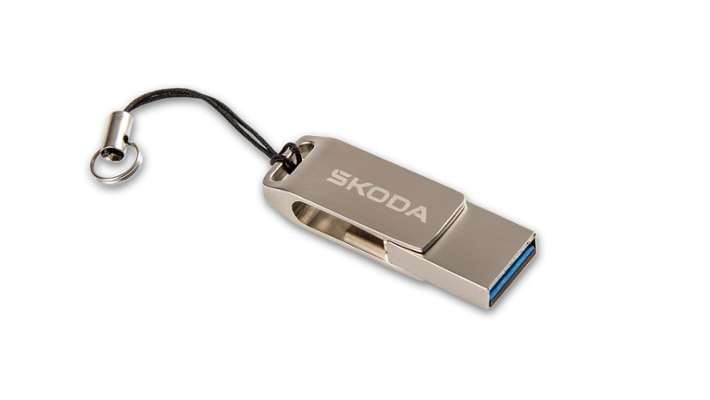 Škoda Dual-USB-Stick, USB-C, USB-A, 32G