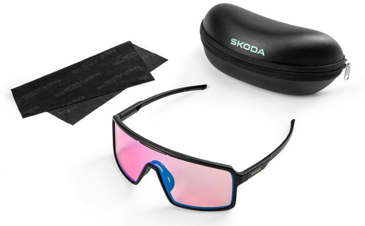 Škoda MTB-Fahrradbrille, schwarz