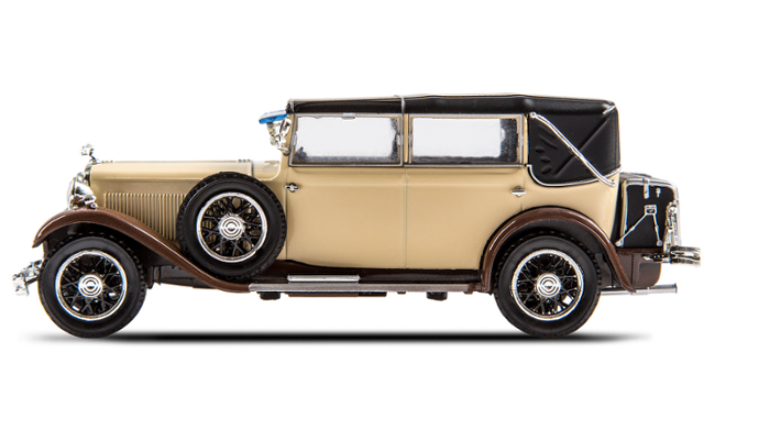 Škoda 860 (1932) Modellfahrzeug 1:43, hellbeige