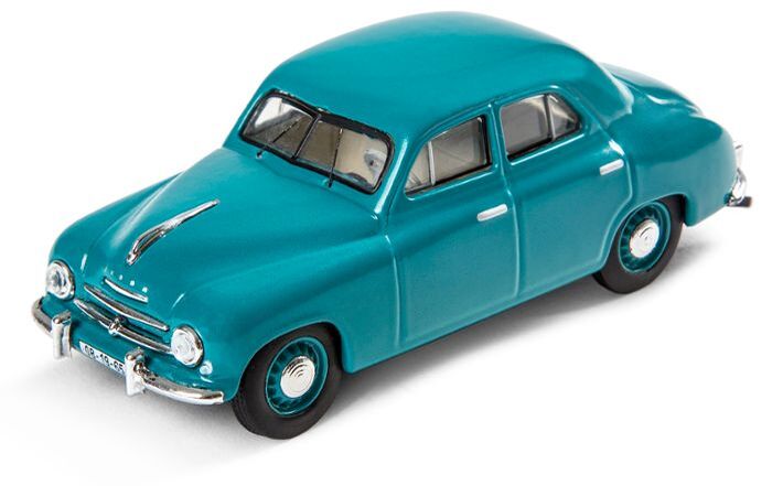 Škoda 1201 (1956) Modellfahrzeug 1:43, türkis 